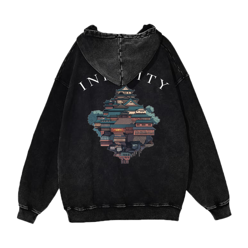 'infinity' vintage hoodie