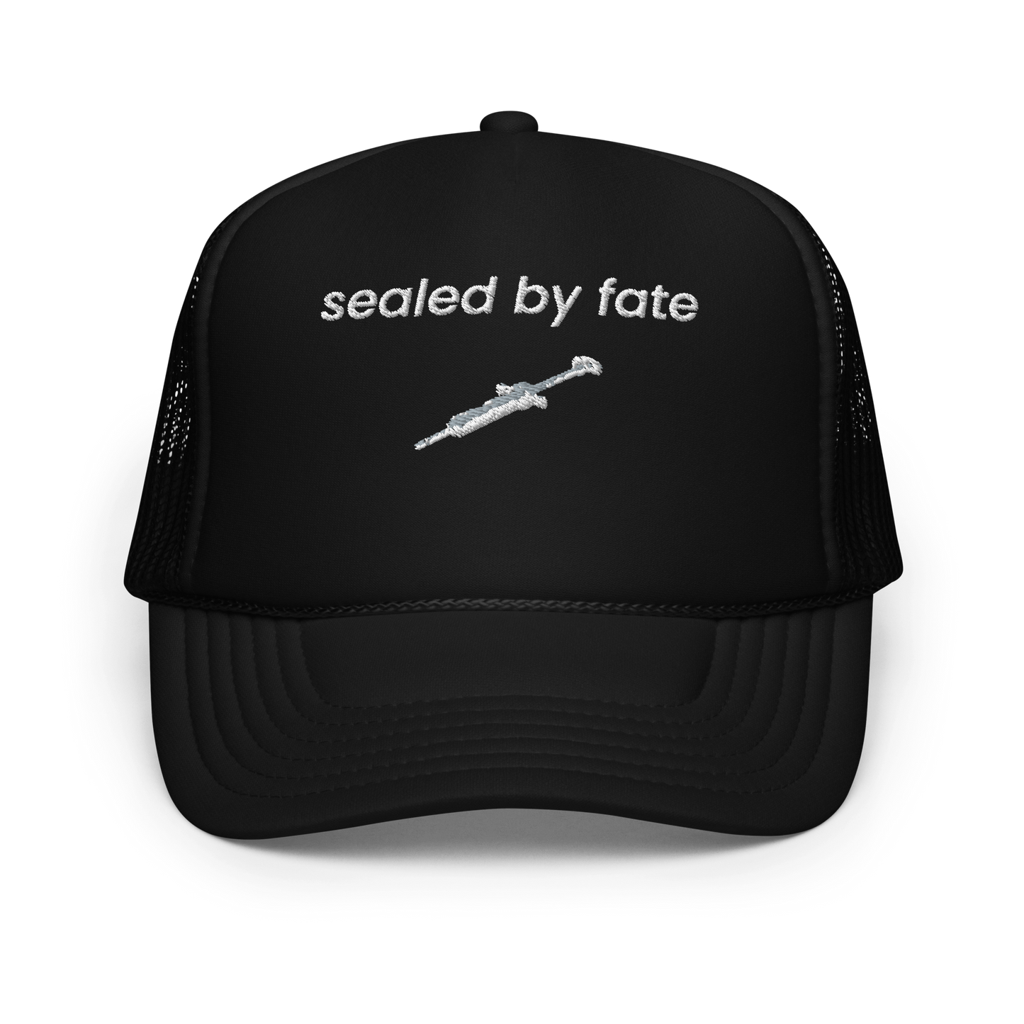 "sealed by fate" trucker hat