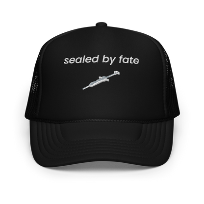 "sealed by fate" trucker hat