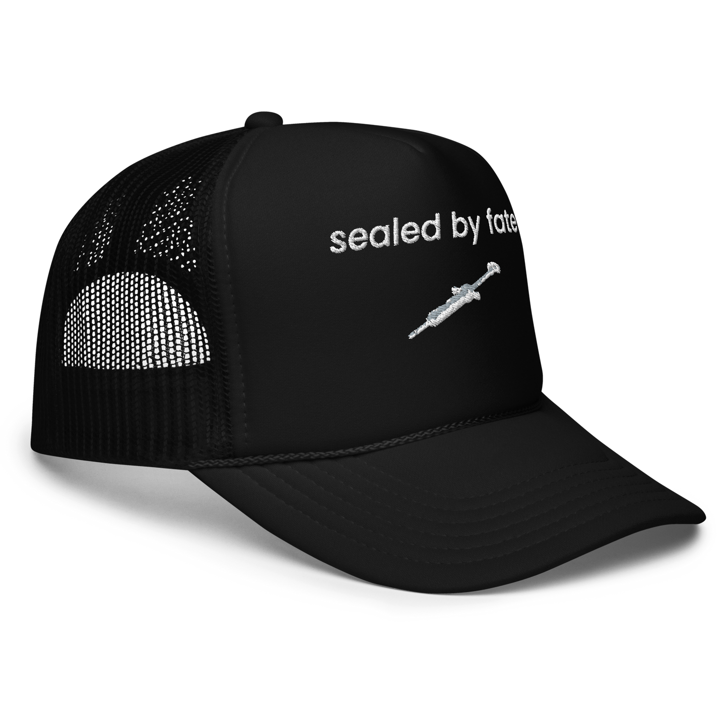 "sealed by fate" trucker hat