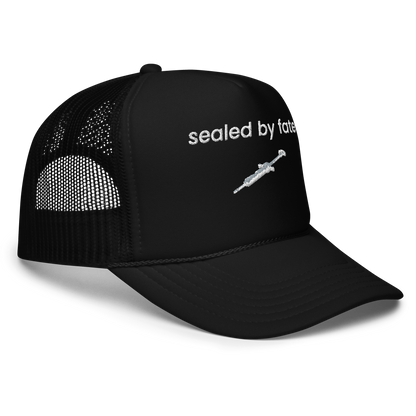 "sealed by fate" trucker hat