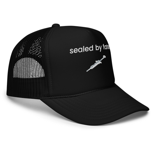 "sealed by fate" trucker hat